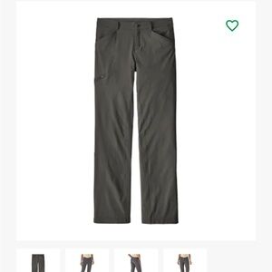 Patagonia Pants Womens Size 8 Gray QUANDARY Lightweight Hiking Camp Pants